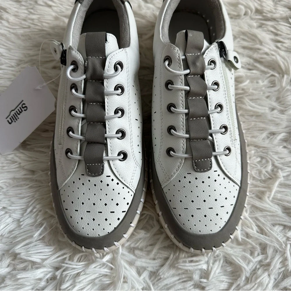 Smilin Womens Fashion Sneakers Casual New With Tags Size 7 - Picture 3 of 7